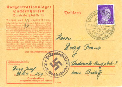 The Spungen Holocaust Postal Collection - 纳粹之祸
