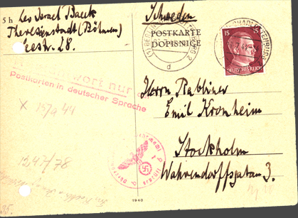 The Spungen Holocaust Postal Collection - 纳粹之祸