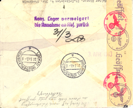 The Spungen Holocaust Postal Collection - 纳粹之祸