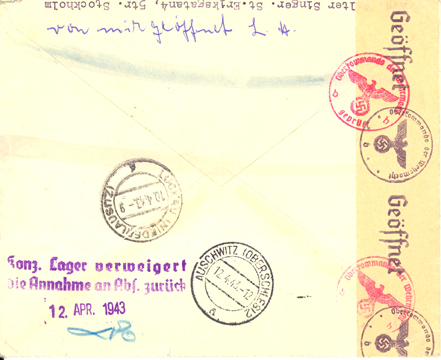 The Spungen Holocaust Postal Collection - 纳粹之祸