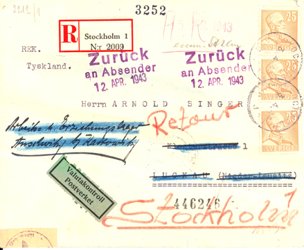 The Spungen Holocaust Postal Collection - 纳粹之祸